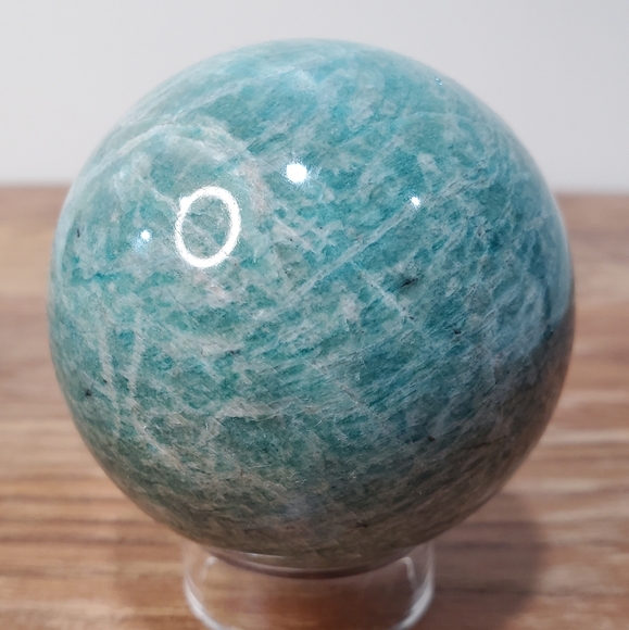 Amazonite Crystal Sphere 57mm - Picture 5 of 9